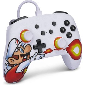 Resim PowerA Nintendo Switch Oyun Kolu Kablolu Lisanslı Fireball Mario 