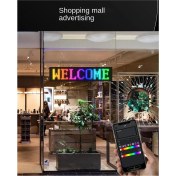 Resim Serfhyff LED Matris Panel Programlanabilir Esnek Ekran IP65 Ekran Animasyon Mesajı Kaydırma Işareti Uygulama Kontrol Arabaları Mağaza Çubuğu, B (Yurt Dışından) 