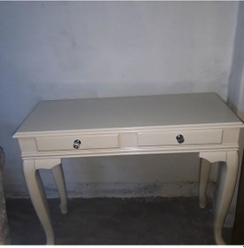 Resim Dresuar Çift Çekmece Kayın Lükens Aslan Ayak Ahşap Kayın Kaplama (318670578) Bej 