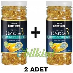 Resim 2 Adet - Aksu Vital Shiffa Home Omega 3 150 Kapsül X 500 Mg 