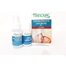 Resim Nanolıfe 2 Yıl Etkili Duşakabin Cam Su İtici - Cam Su Kaydırıcı 