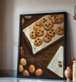 Resim Cookies Poster - 40x50cm / Kırmızı 
