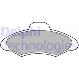 Resim Delphi Delphı LP673 Fren Balatası Ön Ford Escort. Escort Van. Orion 90> 91AB2K021JB-96AB2K021AB 
