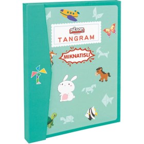 Resim My Reality Fashion Nessiworld 03 569 Ahşap Manyetik Tangram -Pilsan Oyuncak 