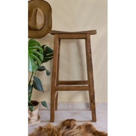 Resim Vogel Home Design Bar Taburesi Ahşap Eskitme 