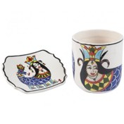 Resim NAHIL Mavi Şahmeran Seramik Banyo Set 