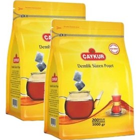 Resim Çaykur Kolay Demlik Poşet Çay 2'li 200 x 5 G 