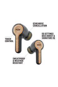 Resim Marley House Of Marley Rebel Ipx5 Sıvı Dayanıklı Tws Bluetooth Kulaklık, EM-JE121 