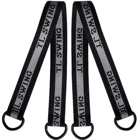 Resim 2 Adet Ağaç Salıncak Kayışları Asılı Kit Güçlü Güvenlik Kayışı, Ağaç Salınım Hamakları İçin Ahşap 