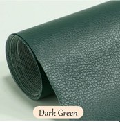 Resim Deri Tamir Yaması Tamir Kiti Kendinden Yapışkanlı Pu Deri Tamir Bandı Kanepe Dark Green 35x50cm 