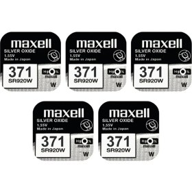 Resim Maxell 371 SR920SW 1.55V Saat Pili 5 Adet 