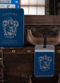 Resim Harry Potter Ravenclaw Pasaport Kılıfı ve Valiz Etiketi Seti - Mavi 