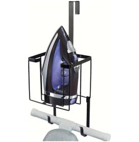 Resim Home Stuff Kapı Arkası Ütülük Ve Ütü Masası Askısı Ütü Düzenleyici Raf - Siyah Siyah 