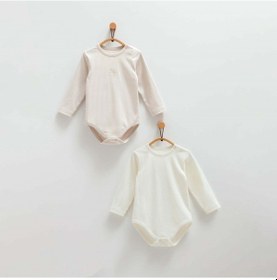 Resim Caramell 2'li Bebek Body Be1431 Gri 