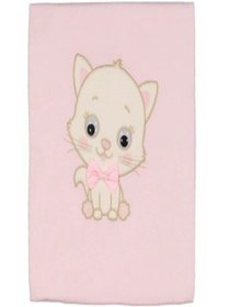 Resim CNGZSHOP Penye Bebek Battaniyesi Yazlık Kedi Figürlü 85x95 