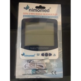 Resim Özgürce Dijital Iç Dış Nem ve Sıcaklık Ölçer, Hassas ve Kolay Kullanım 