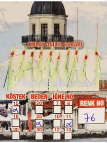 Resim Çapari İstavrit Kolay Açılır 10 İğne Renk 76 