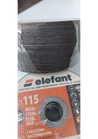 Resim Metal İçin Düz Kesme Disk Taşı İnox 115 1.6 22.23 Pakette 35 Adet 