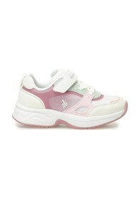 Resim U.s. Polo Assn. Lesser 5fx Erkek Çocuk Spor Ayakkabı Beyaz Pudra Beyaz Pudra 