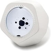 Resim Lonyiabbi Ferrofluid Bluetooth hoparlör – Etkileşimli ses görselleştirici, ritim LED ve dans eden sıvı, camda manyetik sıvı sanatı, oyun, çalışma masası ve dekorasyon için (beyaz) 