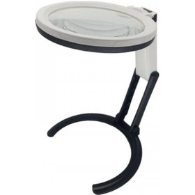 Resim -2x5x120mm 10 Ledli Masaüstü Büyüteç Diğer 