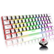 Resim T60 Pembe Blue Switch Türkçe Q Gaming Typ-C Oyuncu Klavyesi T60 Pembe Blue Switch Türkçe Q Gaming Typ-C Oyuncu Klavyesi