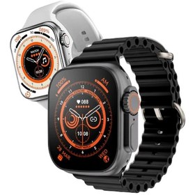 Resim GS8 Watch 8 Ultra Akıllı Saat Siyah ve Beyaz Renk Kordon-9016688669850 