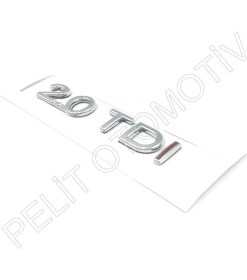 Resim Pelit Otomotiv Jetta Bagaj Kapak 2.0 Tdı Yazı 3C0853675F (2006-2010) 