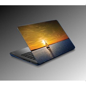 Resim Laptop Sticker Notebook Pc Kaplama Etiketi Ocean Sunset 