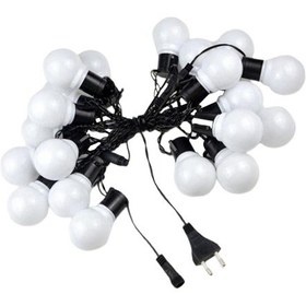 Resim Soulader Dış Mekan Led Bahçe Aydınlatma Seti 50'li Dize Işık Su Geçirmez Peyzaj Dekor Çok Renkli 