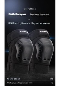 Resim Didadodo Motosiklet Koruyucu Dizlik - Siyah01 Yeşil, Enerjiyle Yeni Model Yeşil 