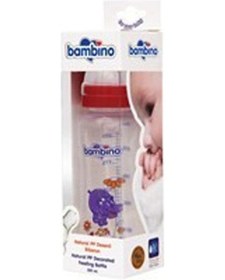 Resim Bambino Natural PP Desenli Biberon 250Ml. 