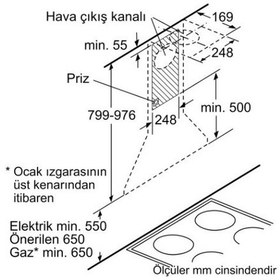 Resim Siemens LC64WA621 Duvar Tipi 60 CM Davlumbaz 
