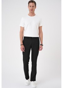 Resim Efor Comfort Fit Beli Lastikli Siyah Jogger Pantolon P 1183 Siyah 