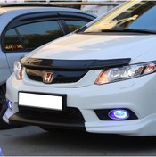 Resim Genel Markalar ® Honda Civic Ön Kaput Koruyucu Rüzgarlığı 2012-2016 Yılı Arası Uyumlu 