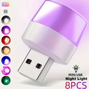 Resim 8 adet-USB Lambası, 5V Gerilim, 1W Güç, USB Arayüzü LED Işık, Göz Koruma Okuma Lambası, Bilgisayar Okuma Işığı, Okuma Lambası için Uygun, Gece Lambası 