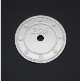 Resim Peugeot 206 & Plus Hb/sd/sw Uyumlu Depo Kapağı 1998-2012 Paslanmaz Krom 