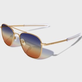 Resim YUGEN I Eyewear Horizon Fade - Altın Metal Çerçeve / Degrade Lens Gözlük 