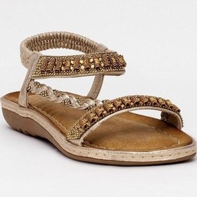 Resim Guja 25y152-1 Kadın Sandalet Altın 