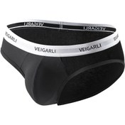 Resim 1 Adet VEIGARLI Erkekler İçin Yumuşak Nefes Alabilen Boxer Külot - Orta Esneklik, Düşük Bel Bandı, Düz Renk, Makinede Yıkanabilir Günlük ve Aktif Kullanım 