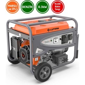 Resim Lutian LT10000-EN4 Marşlı/ipli Benzinli Jeneratör 220V 8.3kw 