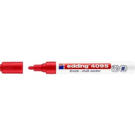 Resim Edding 4095 Likit Tebeşir Kalemi - 2-3 Mm - Kırmızı 