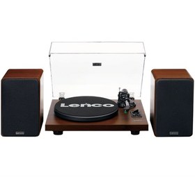 Resim Lenco LS-600WA Ahşap Bluetooth Özellikli Dahili Hoparlörlü Pikap Kahverengi 