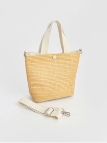 Resim LC Waikiki LCW ACCESSORIES Hasır Görünümlü Askılı Kız Çocuk Omuz Çantası 