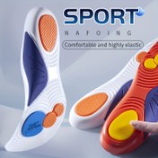 Resim 1 Çift Spor Tabanlıkları Ayaklar İçin, Unisex EVA Nefes Alabilen Şok Emici Tabanlıklar Koşu İçin 