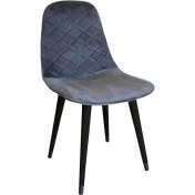 Resim Netaks Estelia Truva Ergonomik Metal Ayaklı Dikişli Sandalye Antrasit Renk 6 Adet 
