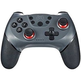 Resim Wholesale00 Switch Pro 6 Eksenli Joypad Gamepad Oyun Denetleyicisi Gri 