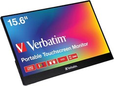 Resim Verbatim PMT-15 1080p Full HD 15.6" Dokunmatik Metal Kasa Taşınabilir Monitör 