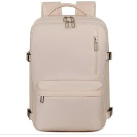 Resim Honeybeeshop Macrock Bej Buyuk Kapasiteli 2si 1 Arada Donusturulebilir Sirt Cantasi Valiz 3962cm Laptop Cebi Sarj Portu Islak Kuru Bolmeli Diğer 