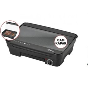 Resim Ttt Sinbo Elektrikli Izgara Cam Kapaklı 